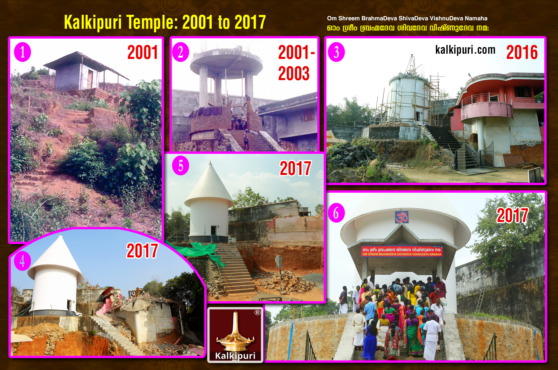 Kalkipuri Temple: 2001 to 2017